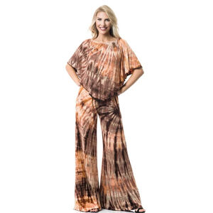 Kokomo Unlimited Endless 3-Way Convertible Tie Dye Jumpsuit One Size